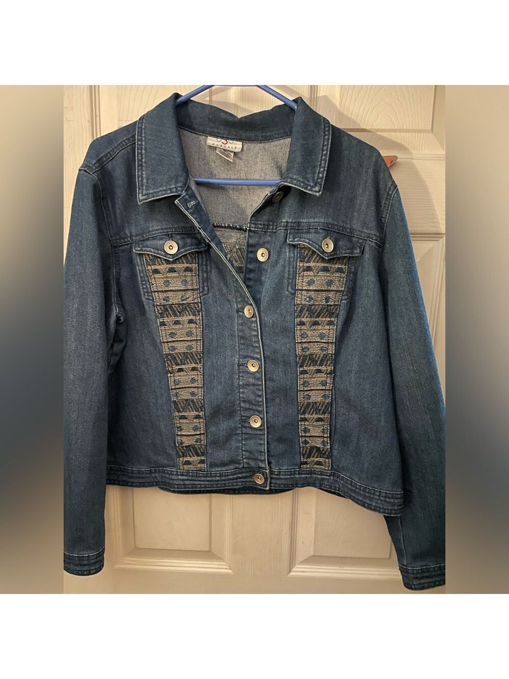 Vintage Cropped Jean Jacket Xl